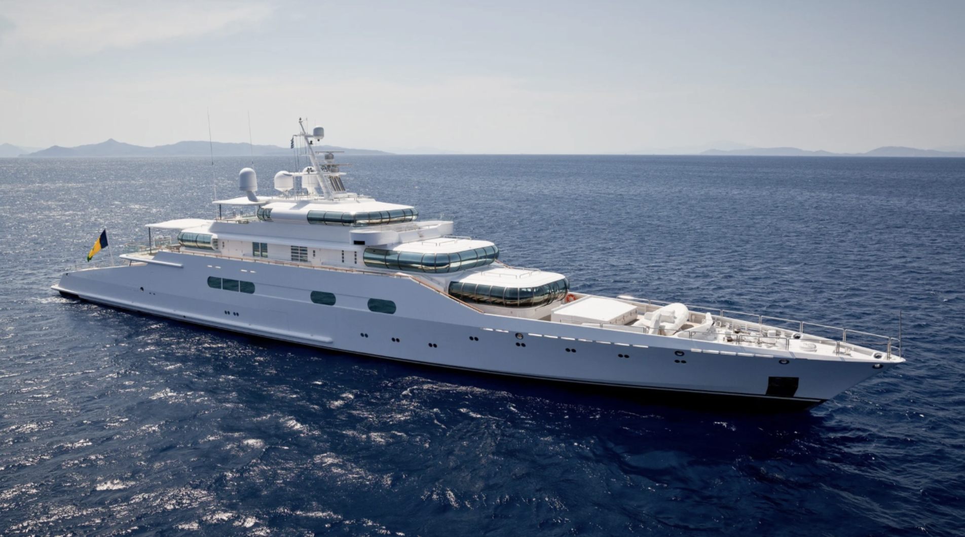 ahava yacht on the sea