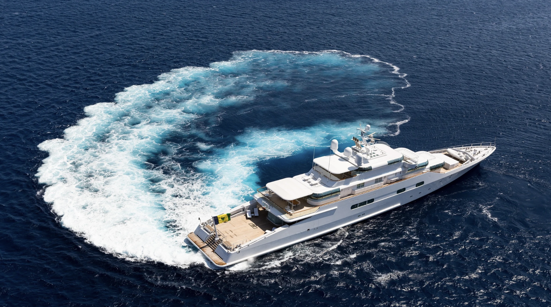 ahava yacht on the sea