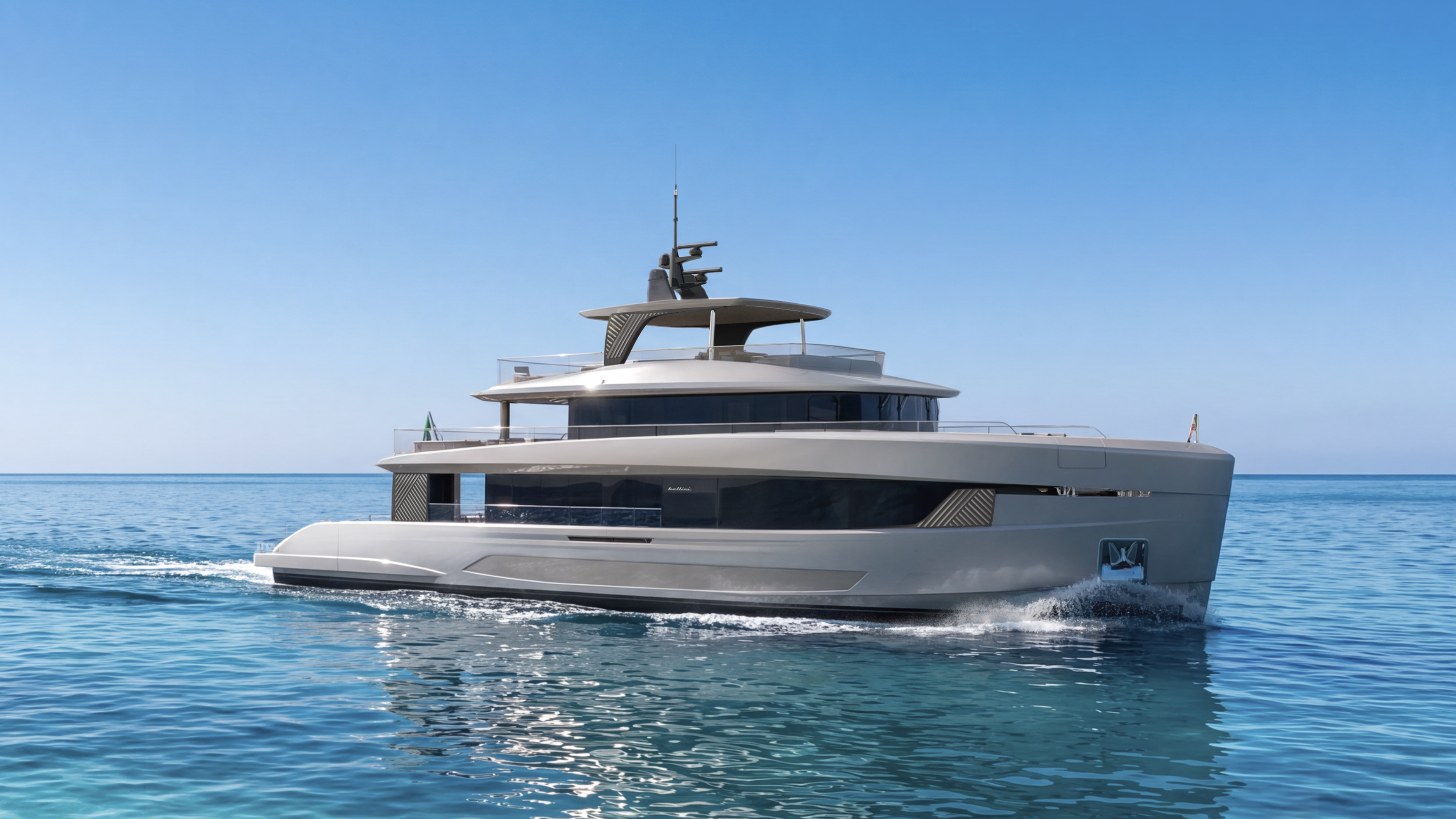 ahava yacht on the sea
