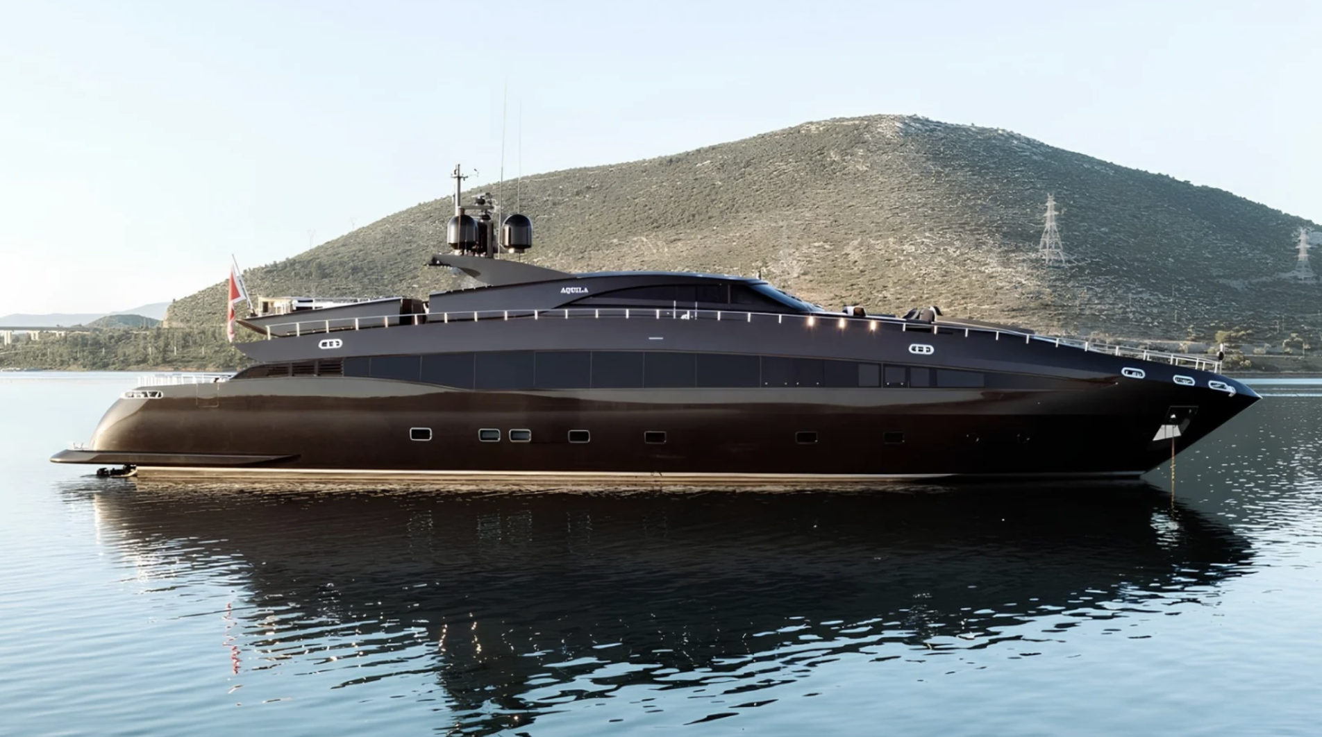 ahava yacht on the sea